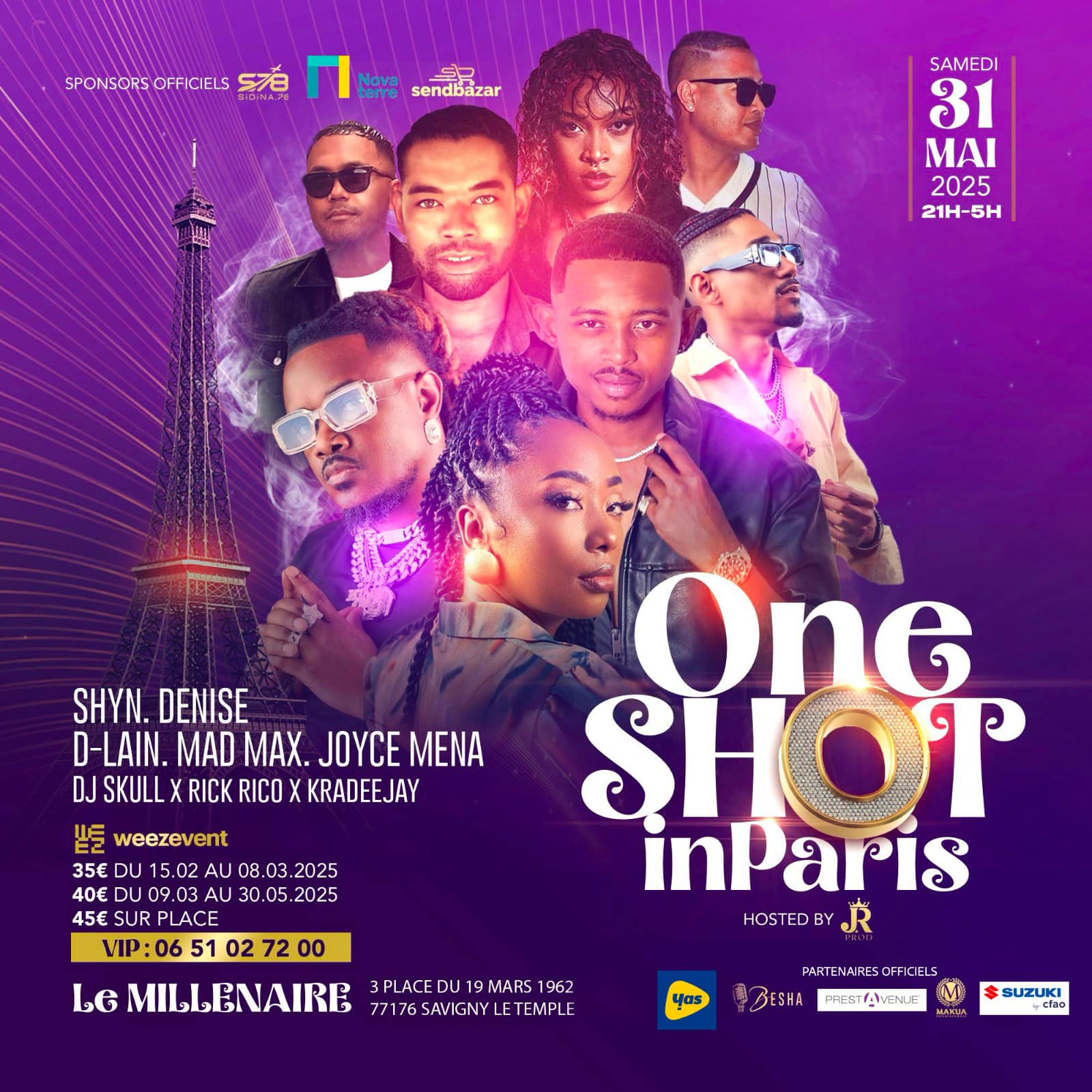 One Shot In Paris - Shyn - Denise - D-Lain - Mad Max - Joyce Mena